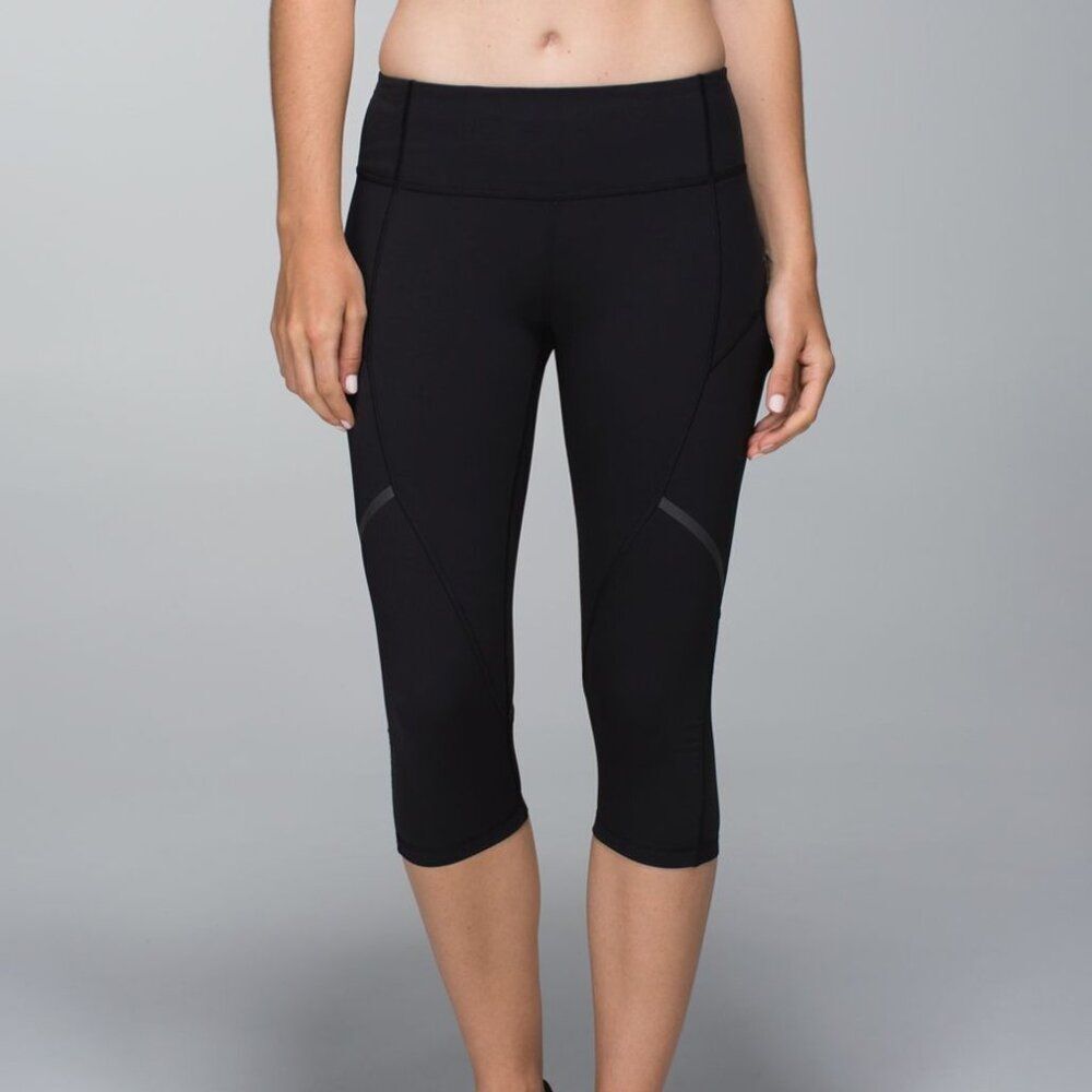 Lululemon Hop To It Crop *Full-On Luxtreme Size 4